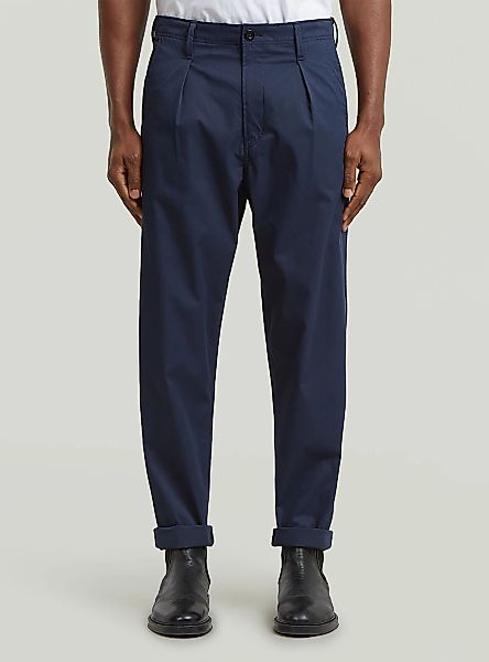 G-STAR Chinohose "Pleated Chino Relaxed Tapered" günstig online kaufen
