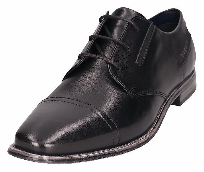 bugatti Schnürschuh, Blockabsatz, Abendschuh, Festtagsschuh mit Stretcheins günstig online kaufen