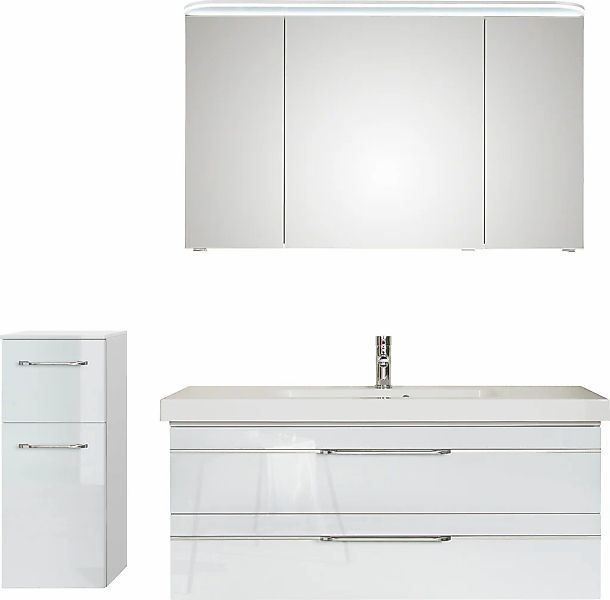 Saphir Badmöbel-Set "Balto Sprint 3-teilig, Mineralmarmor-Waschtisch mit LE günstig online kaufen