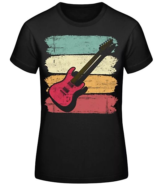 Retro Gitarre · Frauen Basic T-Shirt günstig online kaufen