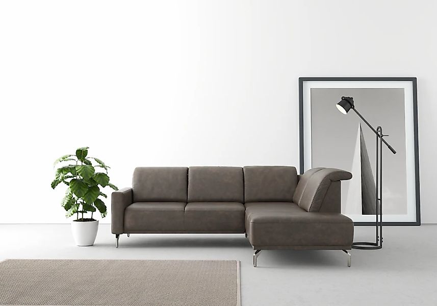 sit&more Ecksofa "Bailando L-Form" wahlweise mit Kopfteilverstellung und Vo günstig online kaufen