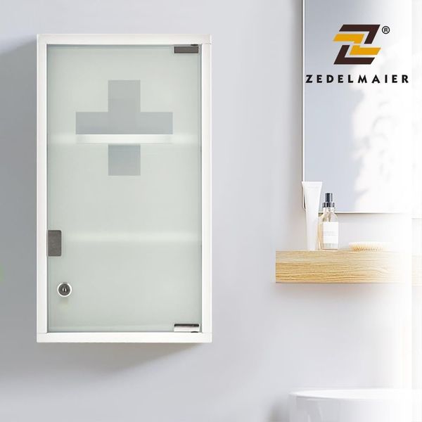Zedelmaier Medizinschrank Abschließbarer Medizinschrank aus Edelstahl,Medik günstig online kaufen