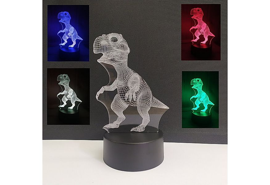 Out of the Blue Tischleuchte 3D Dinosaurier T-Rex Dekolampe günstig online kaufen