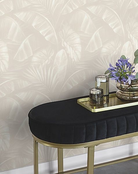 Rasch Papiertapete mit exotischen Blättern, strukturiert, botanisch, (1 St) günstig online kaufen