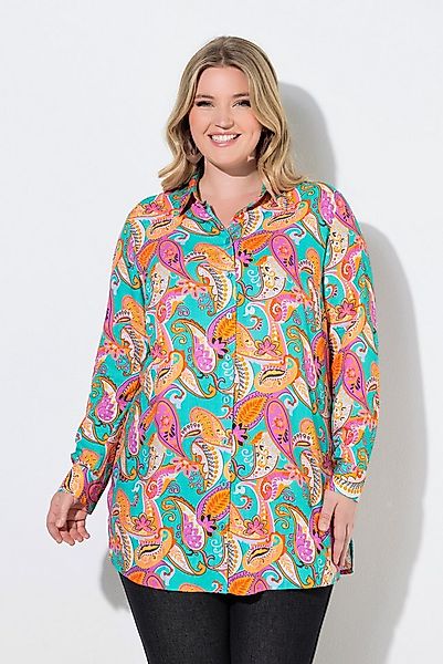 MIAMODA Longbluse Longbluse Paisleymuster Hemdkragen Langarm günstig online kaufen