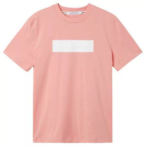 Calvin Klein Jeans Hero Logo Kurzärmeliges T-shirt S Soft Berry / Bright Wh günstig online kaufen