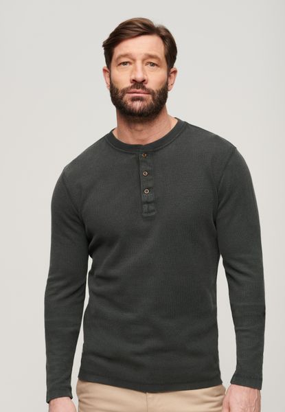 Superdry Langarmshirt WAFFLE LONG SLEEVE HENLEY günstig online kaufen