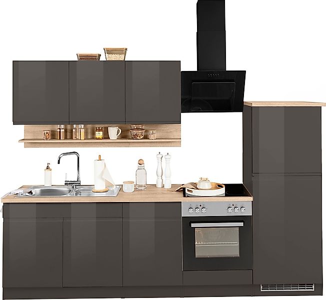 HELD MÖBEL Küchenzeile "Virginia", Breite 270 cm, wahlweise mit E-Geräten günstig online kaufen