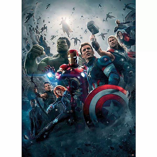 Komar Fototapete »Avengers-Age-of-Ultron-Movie-Poster - Größe 184 x 254 cm« günstig online kaufen