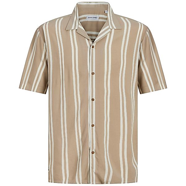Jack&Jones Freizeithemd aus Viskose Farbe beige Größe: 6XL günstig online kaufen