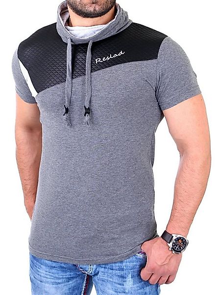 Reslad T-Shirt Reslad T-Shirt Herren Diamond Stich Schalkragen Shirt RS-05 günstig online kaufen