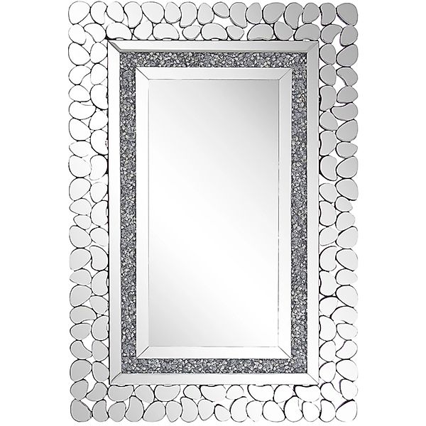 Beliani Wandspiegel PABU Silber 2x60x90 günstig online kaufen