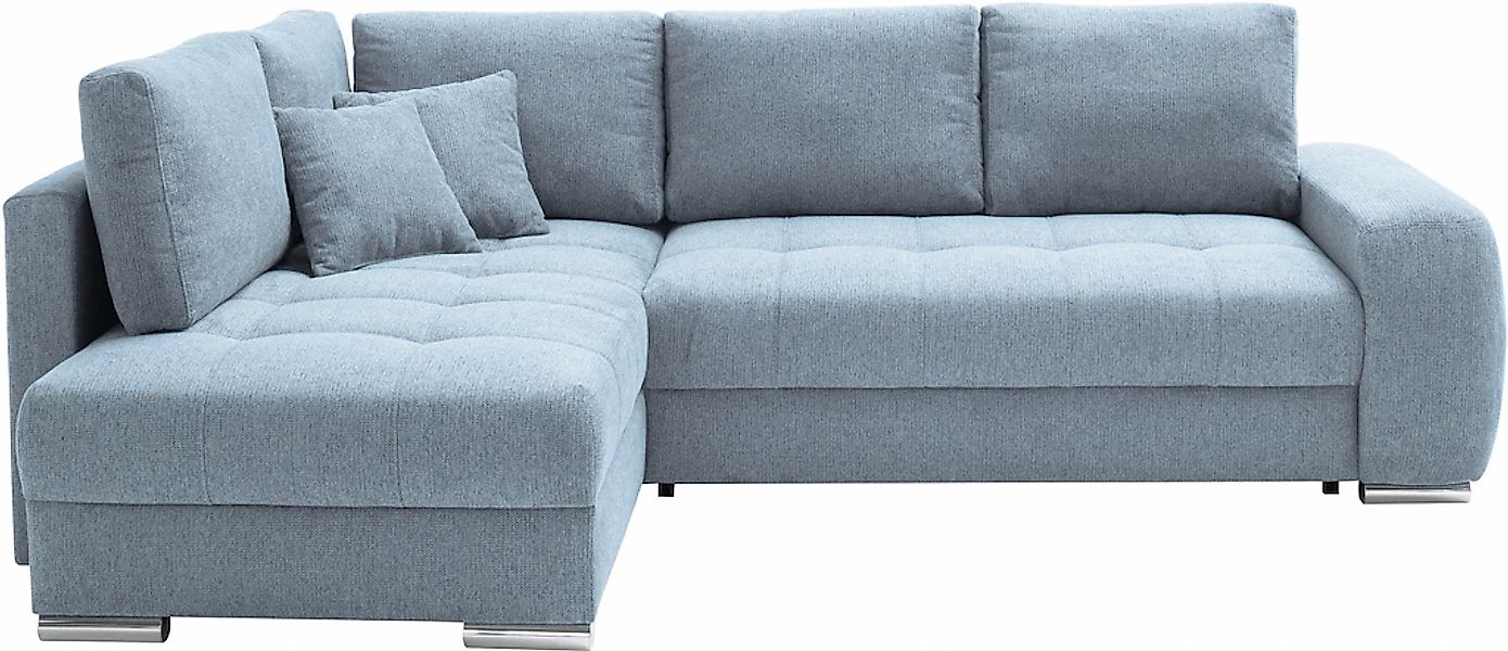 Mr. Couch Ecksofa "Mykonos, L-Form, Dauerschläfer" Mit Boxpring-Taschenfede günstig online kaufen