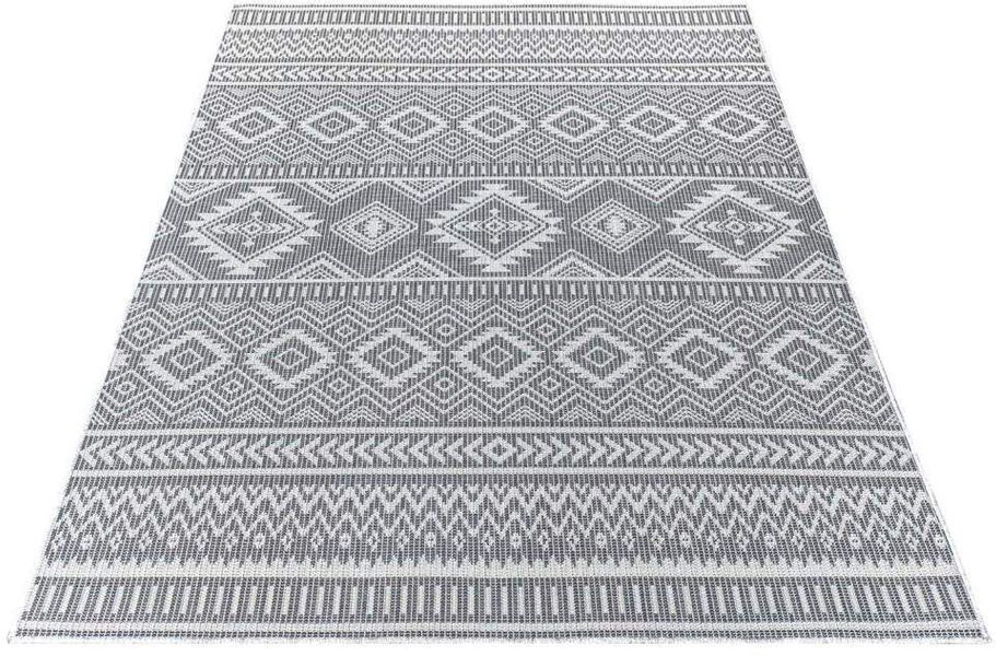 Carpet City Outdoorteppich "PALM 3522" rechteckig 5 mm Höhe Läufer, Wetterf günstig online kaufen