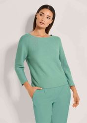 MADELEINE Strickpullover Pullover in modischer Kurzform günstig online kaufen