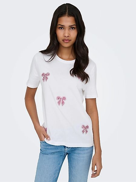 ONLY Kurzarmshirt "ONLKITA REG S/S PRINT TOP NOOS" günstig online kaufen