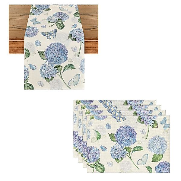Coonoor Tischläufer Leinen-Tischdecke und Platzsets Set, günstig online kaufen