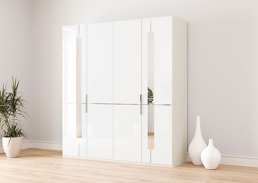 Musterring Kleiderschrank "Imola W" Einlegeböden und Kleiderstangen, mit Gl günstig online kaufen