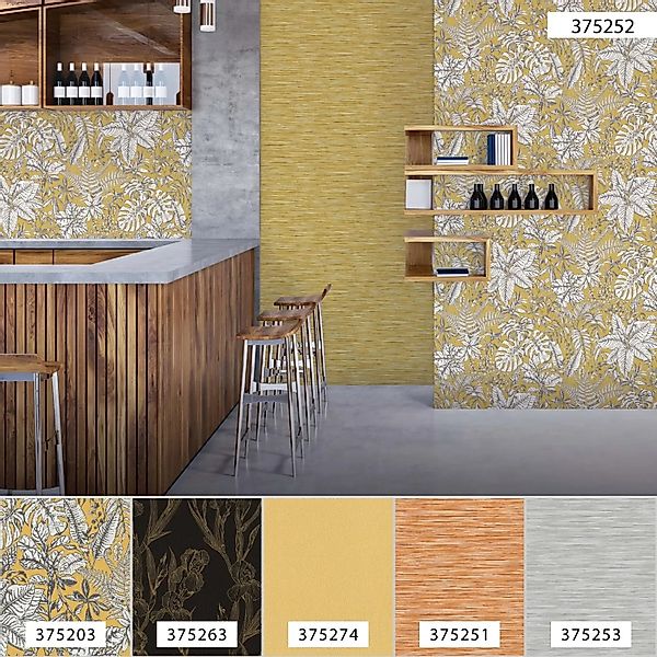 Livingwalls Tapete Figurative Motive Grün 53 cm x 10,05 m AS-375254 günstig online kaufen