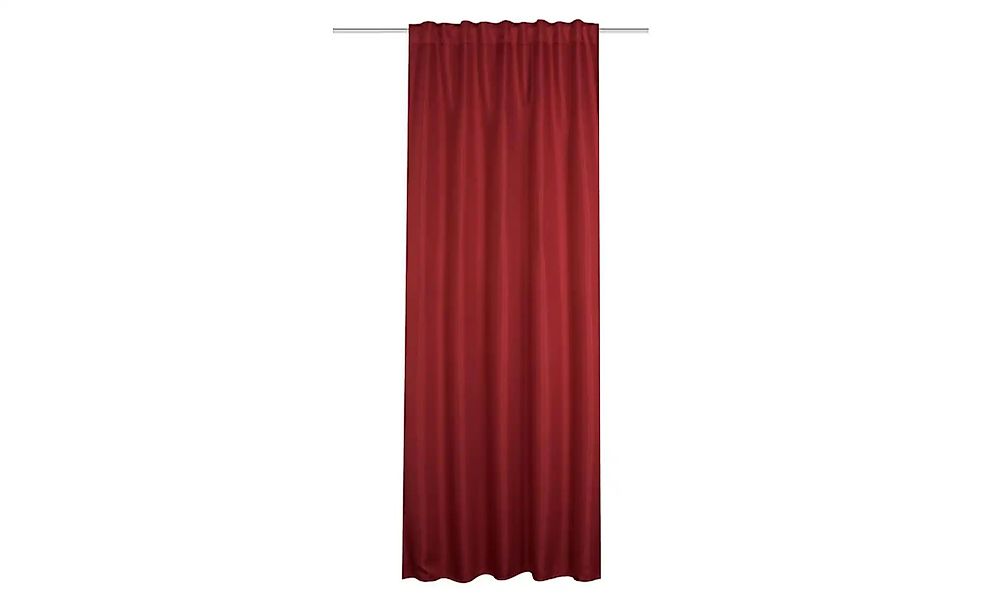 HOMEbasics Verdunklungsschal   ¦ rot ¦ Maße (cm): B: 135 H: 245 Gardinen & günstig online kaufen