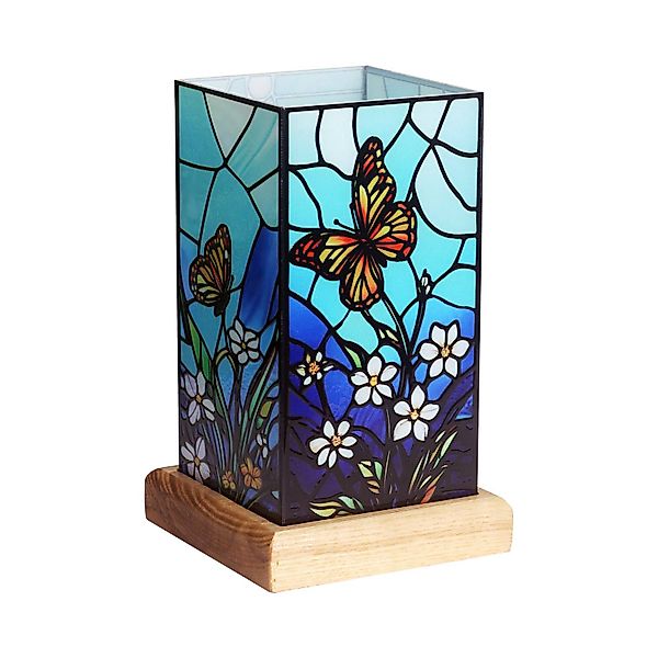 LED-Tischleuchte Art Light Schmetterling, Acryl, bunt günstig online kaufen