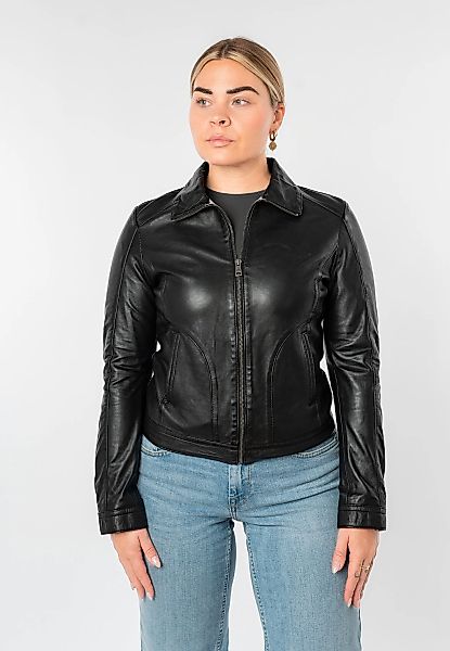 Mauritius Lederjacke "MWKaroh" mit Umlegekragen günstig online kaufen