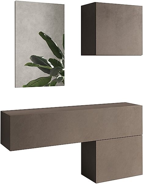 INOSIGN Garderoben-Set »INFINITY, 4tlg. Breite 138 cm, Höhe variabel, moder günstig online kaufen