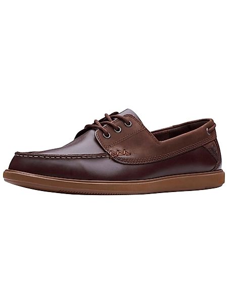 Clarks Halbschuhe Leder Bootsschuh günstig online kaufen