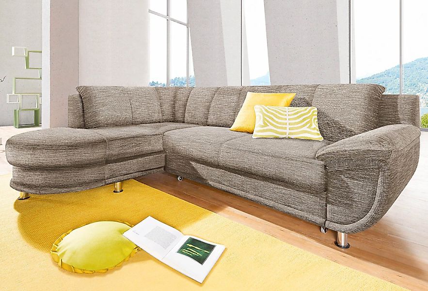 TRENDMANUFAKTUR Ecksofa "Rondo, zeitlos und elegant, bequem, L-Form", wahlw günstig online kaufen