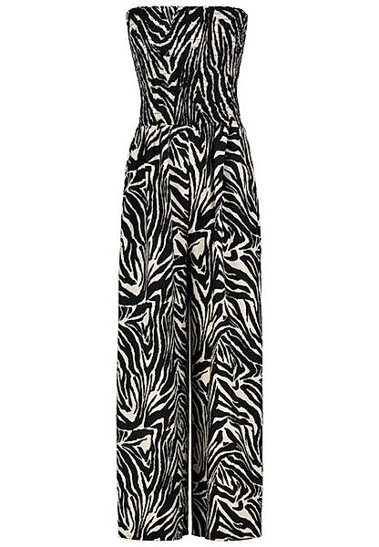 SUBLEVEL Jumpsuit Ärmelloser Jumpsuit mit Zebra-Muster und weitem Bein Leo- günstig online kaufen
