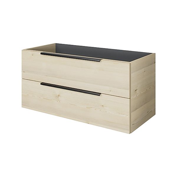 Pelipal Waschbeckenunterschrank Quantum 07 Polar Pinie Quer 100 cm 2 Auszüg günstig online kaufen