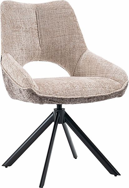 Home affaire Drehstuhl "Canto", 1 St., Boucle, tolle Optik günstig online kaufen