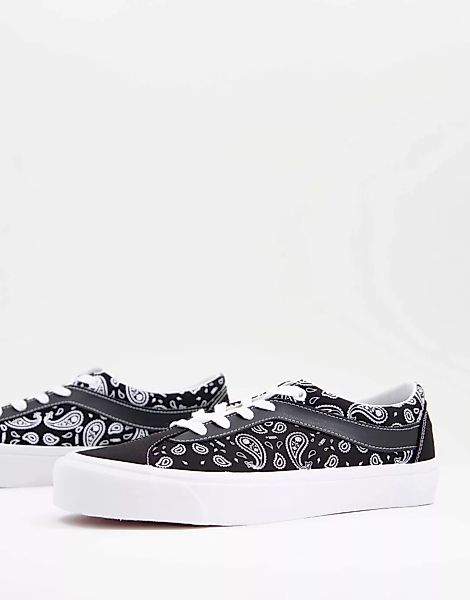 Vans – Bold – Sneaker mit Paisleymuster in Schwarz/Weiß günstig online kaufen