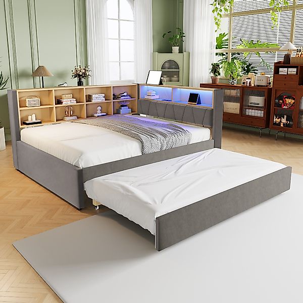 MODFU Schlafsofa Kinderbett mit USB-Steckdose und günstig online kaufen