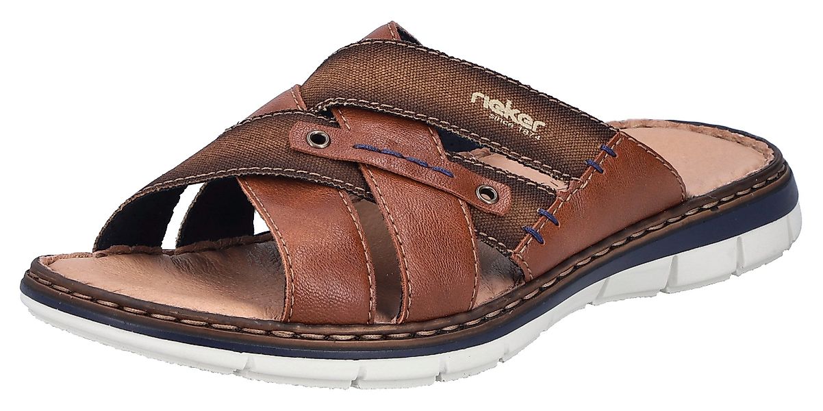 Rieker Pantolette, Sommerschuh, Schlappen, Poolslides, mit günstig online kaufen