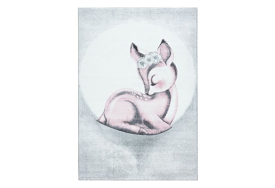 Teppium Teppich Rehkitz Design, Rechteckig, Höhe: 10 mm, Teppich Kinderzimm günstig online kaufen