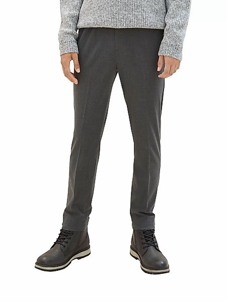 Tom Tailor Denim Herren Chino Hose RELAXED TAPERED CHINO - Blau Schwarz Gra günstig online kaufen