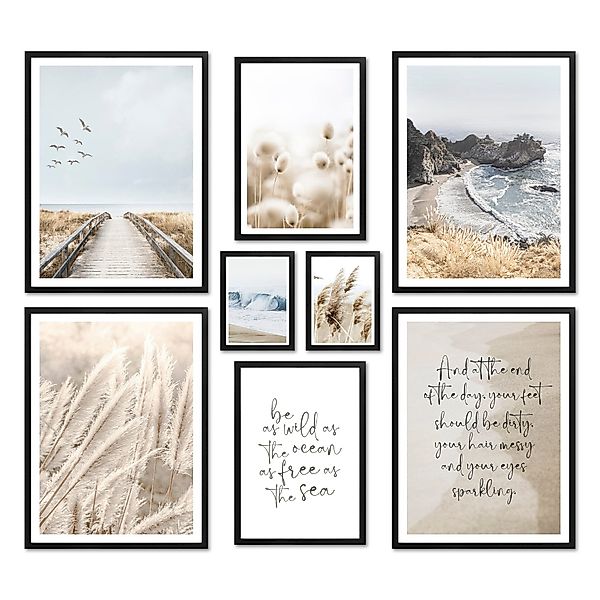 ARTFAVES Bilder-Collage Poster Set - BEIGE günstig online kaufen