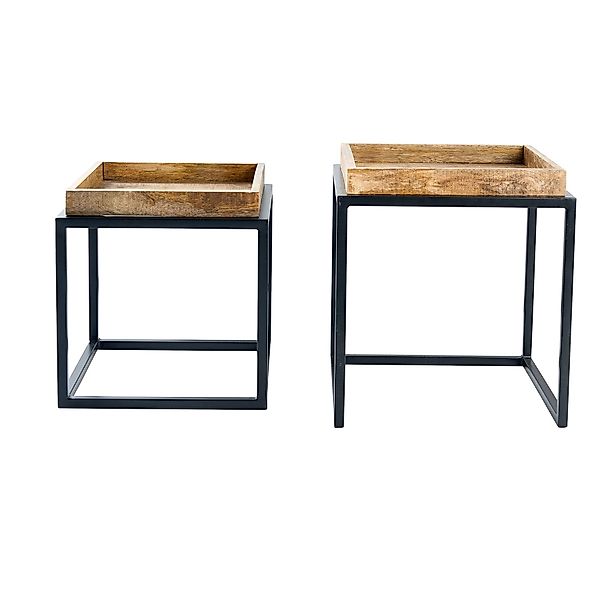 riess-ambiente Beistelltisch SERVITEUR 45cm natur / günstig online kaufen
