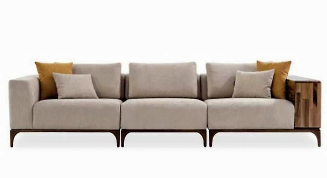 JVmoebel Sofa Luxus Wohnzimmer Sofa Modernen Design Holz, 1 Teile, Made in günstig online kaufen