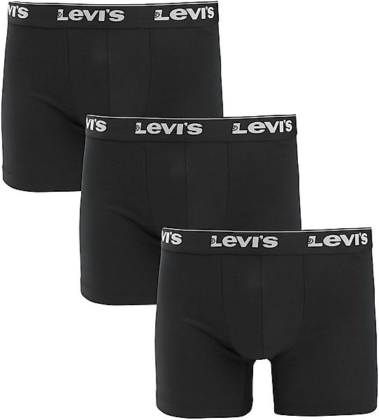 Levi's Boxershorts 3er-Pack Uni Schwarz - Größe M günstig online kaufen