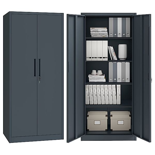 STEELSØN Aktenschrank Regulus (Schrank anthrazit) höhenverstellbaren günstig online kaufen