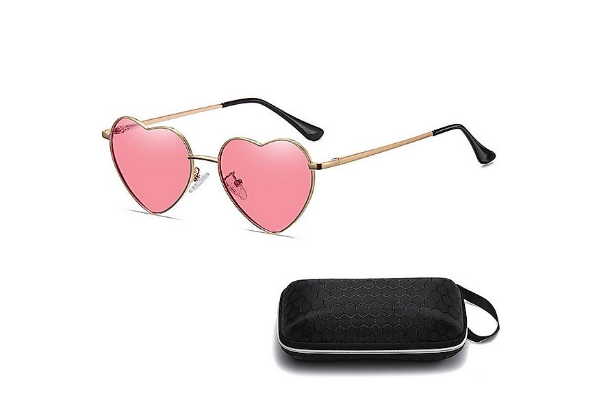 ibettertec Sonnenbrille Sonnenbrille Damen,Halbgestelle Unregelmäßige Farbv günstig online kaufen