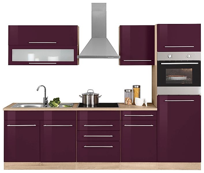 KOCHSTATION Küchenzeile "KS-Eton", mit E-Geräten, Breite 270 cm günstig online kaufen