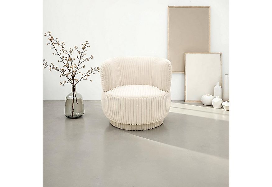 DOMO collection Sessel Bruges, Loungesessel mit Drehfunktion günstig online kaufen