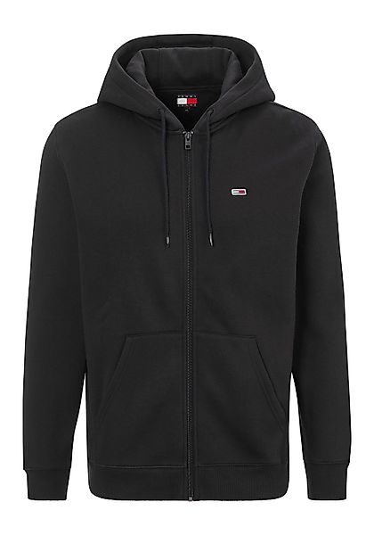 Tommy Jeans Sweatshirt "TJM REG S FLAG ZIP FLEECE THRU", mit bestickten Mar günstig online kaufen