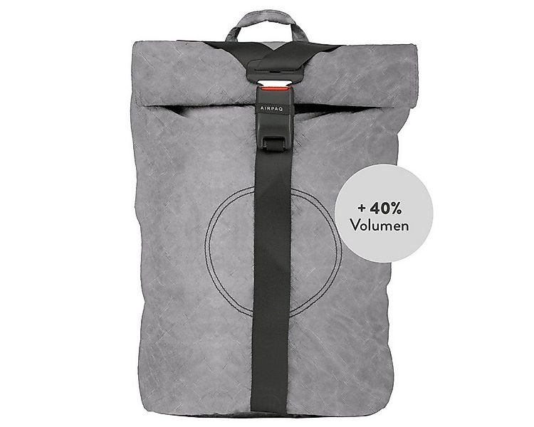 Airpaq Rucksack Airpaq Rucksack Rolltop BIQ Grau / Grey 2.0 günstig online kaufen