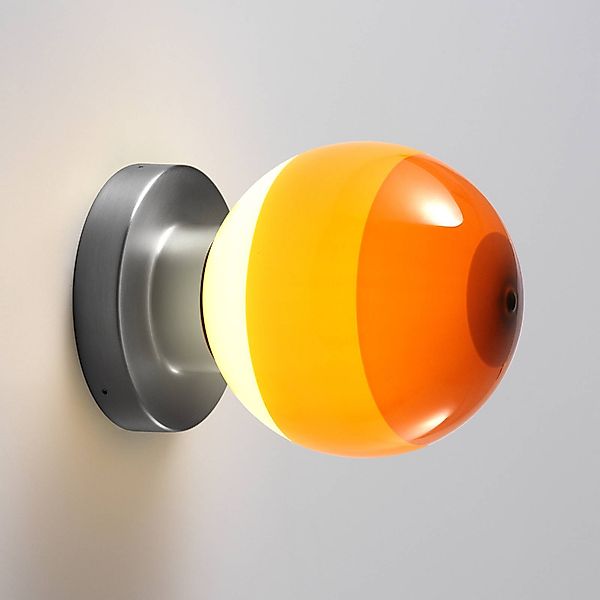 MARSET Dipping Light A2 LED-Wandlampe, orange/grau günstig online kaufen