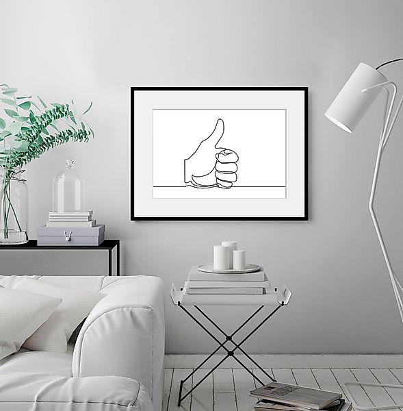 queence Bild "YES WE CAN", Schwarz-Weiß-Motivationsbilder-Kunst-Modern, (1 günstig online kaufen