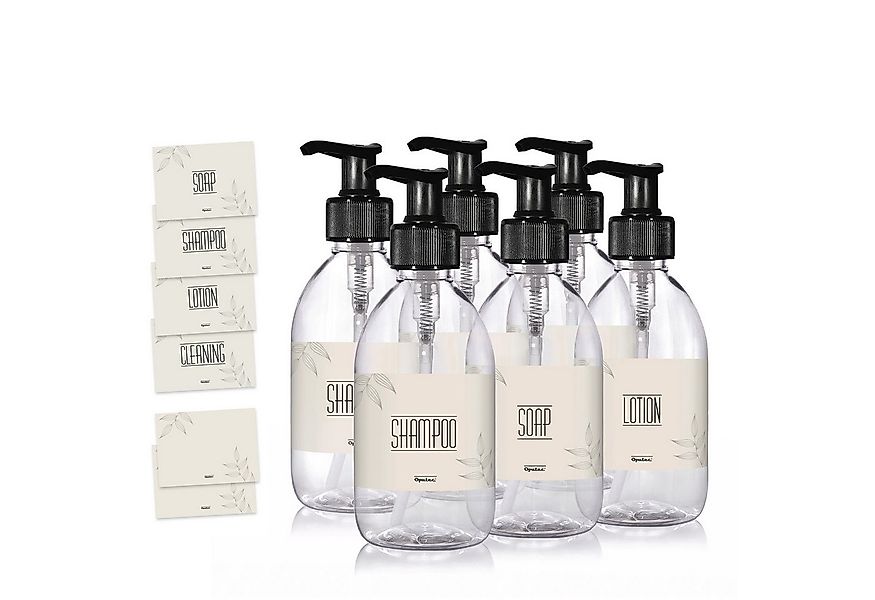 Oputec Seifenspender 6 x 300ml Seifenspender aus Kunststoff Flasche zum Bef günstig online kaufen